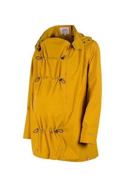 Wombat &amp; Co. overgangsjakke til gravide/bærejakke - Mustard - bærejakke - MamaMilla