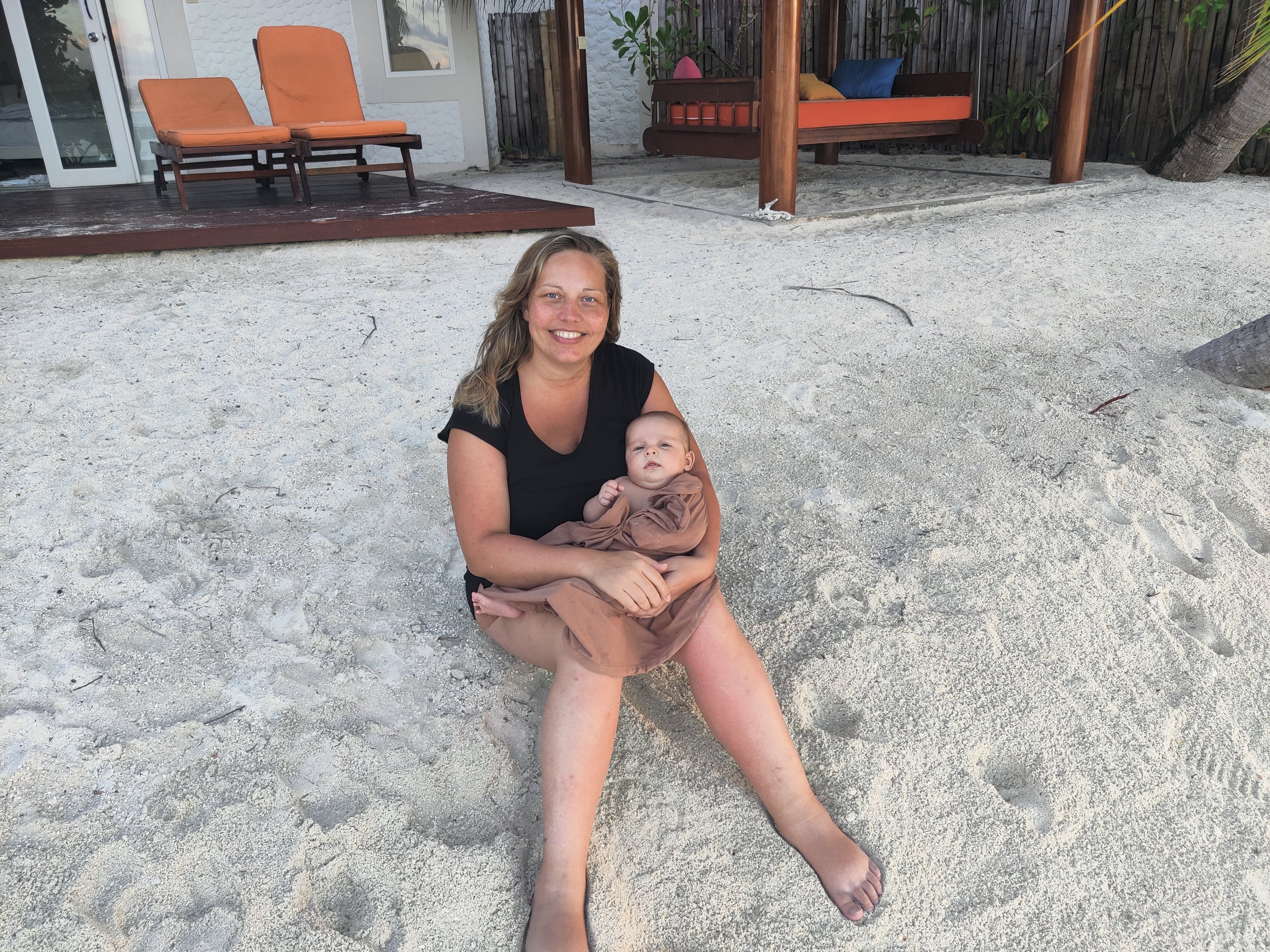 Cloby UV-tæppe med UPF 50+ - Coconut Brown - UV-tæppe - MamaMilla