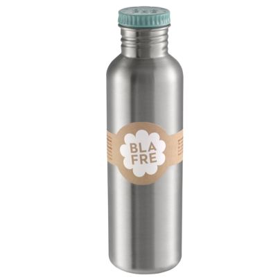 BLAFRE drikkedunk i rustfrit stål - 750 ml - Blågrøn - Drikkedunk i stål - MamaMilla