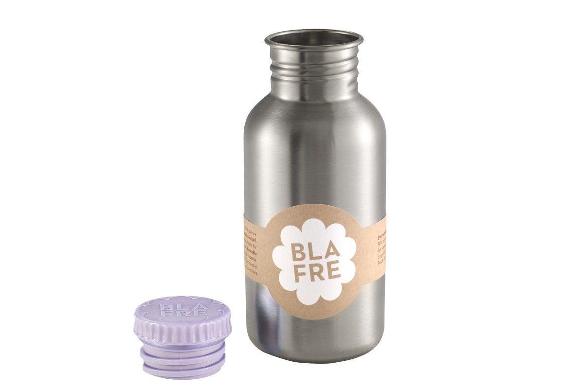 BLAFRE drikkedunk i rustfrit stål - 500 ml - Lys Lilla - Drikkedunk i stål - MamaMilla