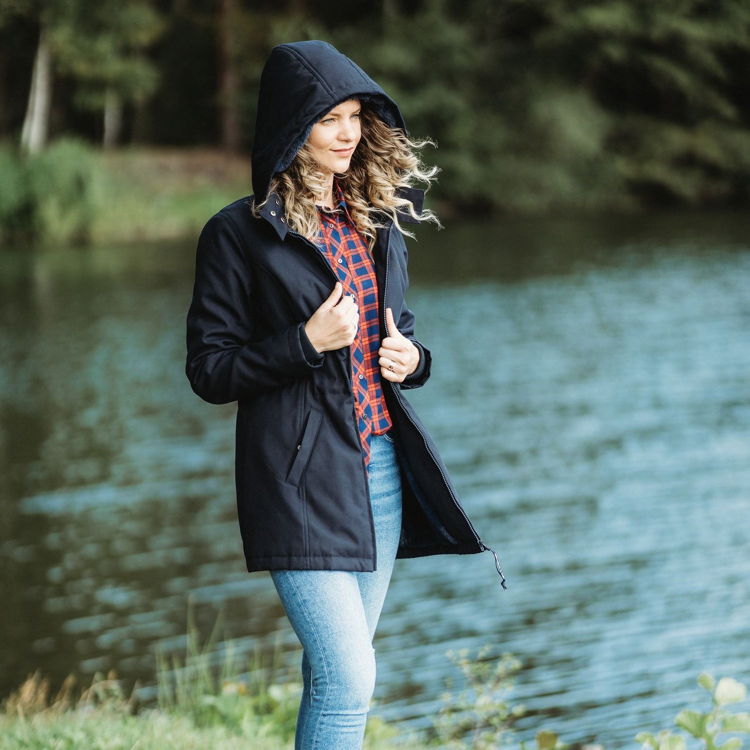 Wombat & Co. WALLABY 4-i-1 vinterjakke til gravide/bærejakke - Navy - Bærejakke - MamaMilla