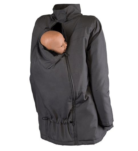 Wombat & Co. WALLABY 4-i-1 vinterjakke til gravide/bærejakke - Grå - Bærejakke - MamaMilla