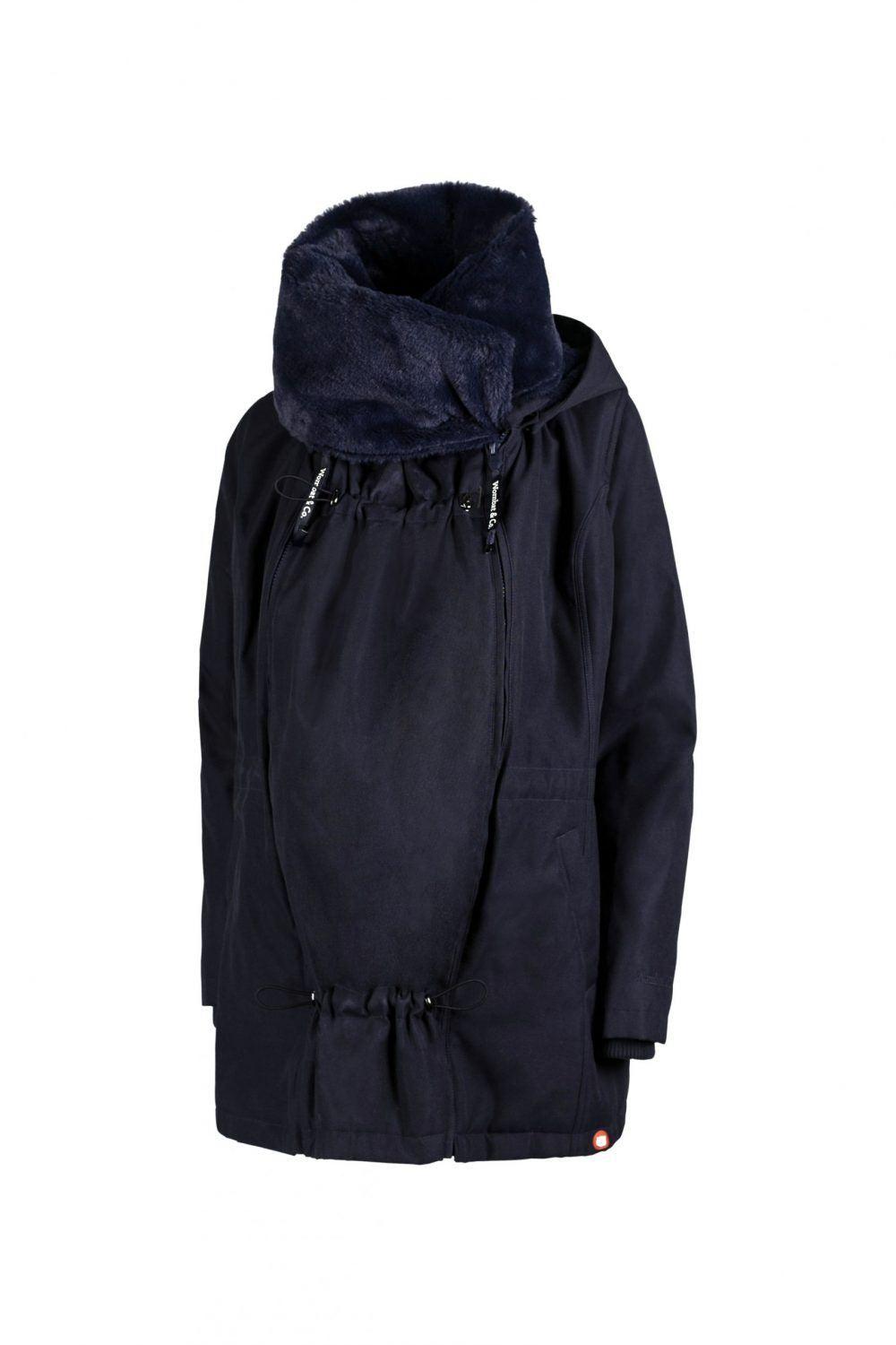 Wombat & Co. WALLABY 4-i-1 vinterjakke til gravide/bærejakke - Navy - Bærejakke - MamaMilla