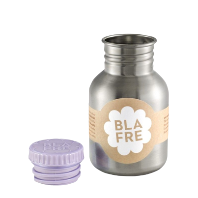 BLAFRE drikkedunk i rustfrit stål - 300 ml - Lys lilla - Drikkedunk i stål - MamaMilla