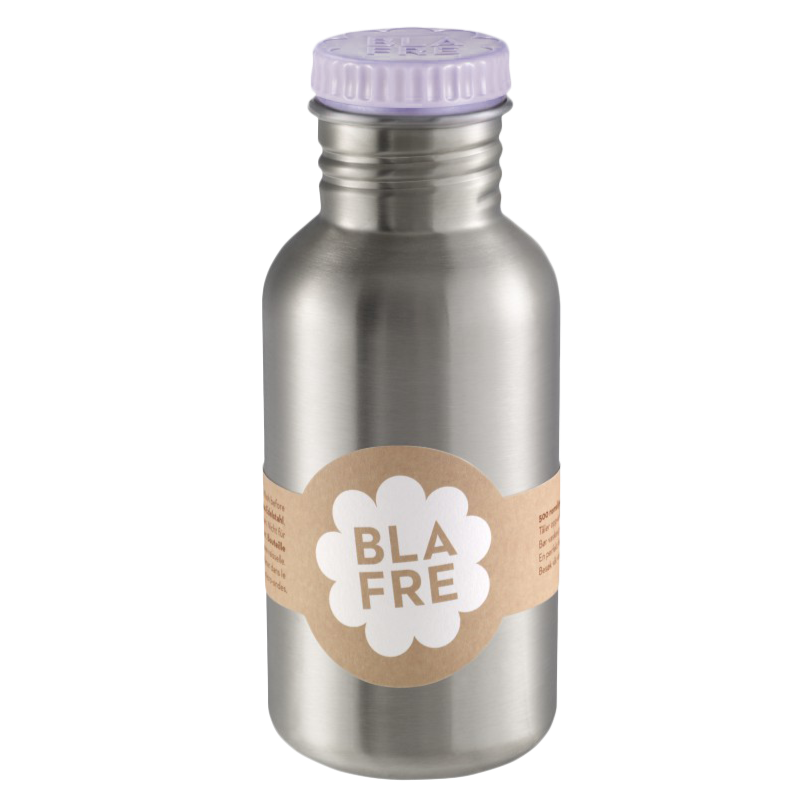 BLAFRE drikkedunk i rustfrit stål - 500 ml - Lys Lilla - Drikkedunk i stål - MamaMilla