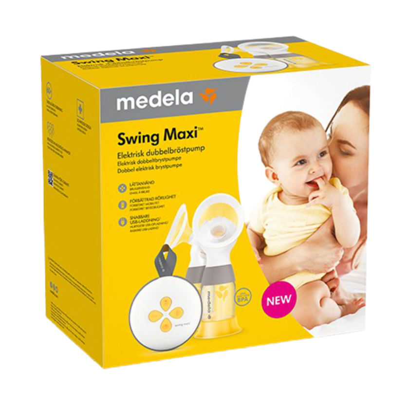 Medela - Swing Maxi - Elektronisk Dobbelt-brystpumpe - brystpumpe - MamaMilla