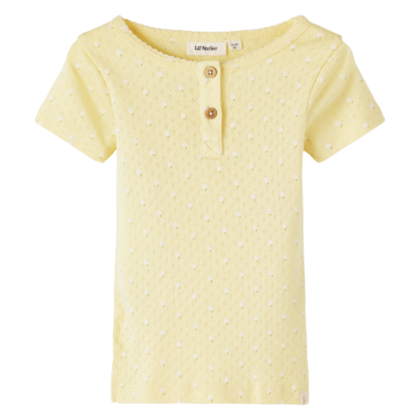 Lil' Atelier t-shirt med korte ærmer - Double cream - t-shirt - MamaMilla