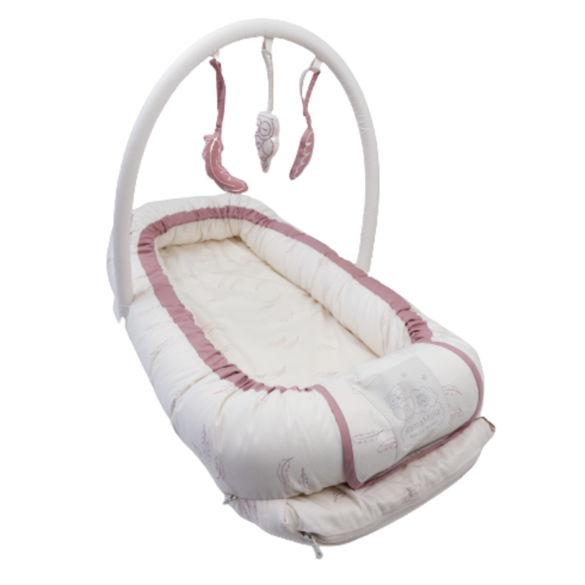 MamaMilla legebøjle til babynest - Rose - Aktivitetslegetøj - MamaMilla