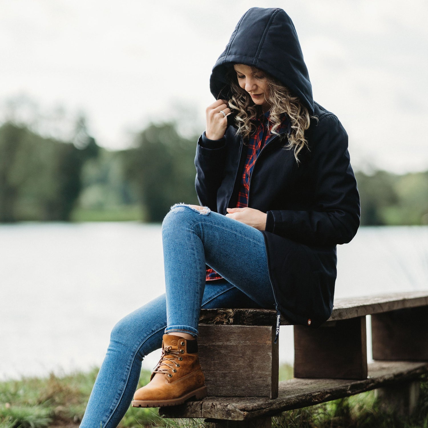 Wombat & Co. WALLABY 4-i-1 vinterjakke til gravide/bærejakke - Navy - Bærejakke - MamaMilla