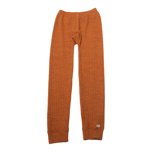 Joha leggings i uld - Orange - Bukser - MamaMilla