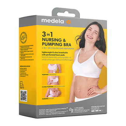 Medela Amme Og Pumpe BH 3-i-1 Str. M Sort