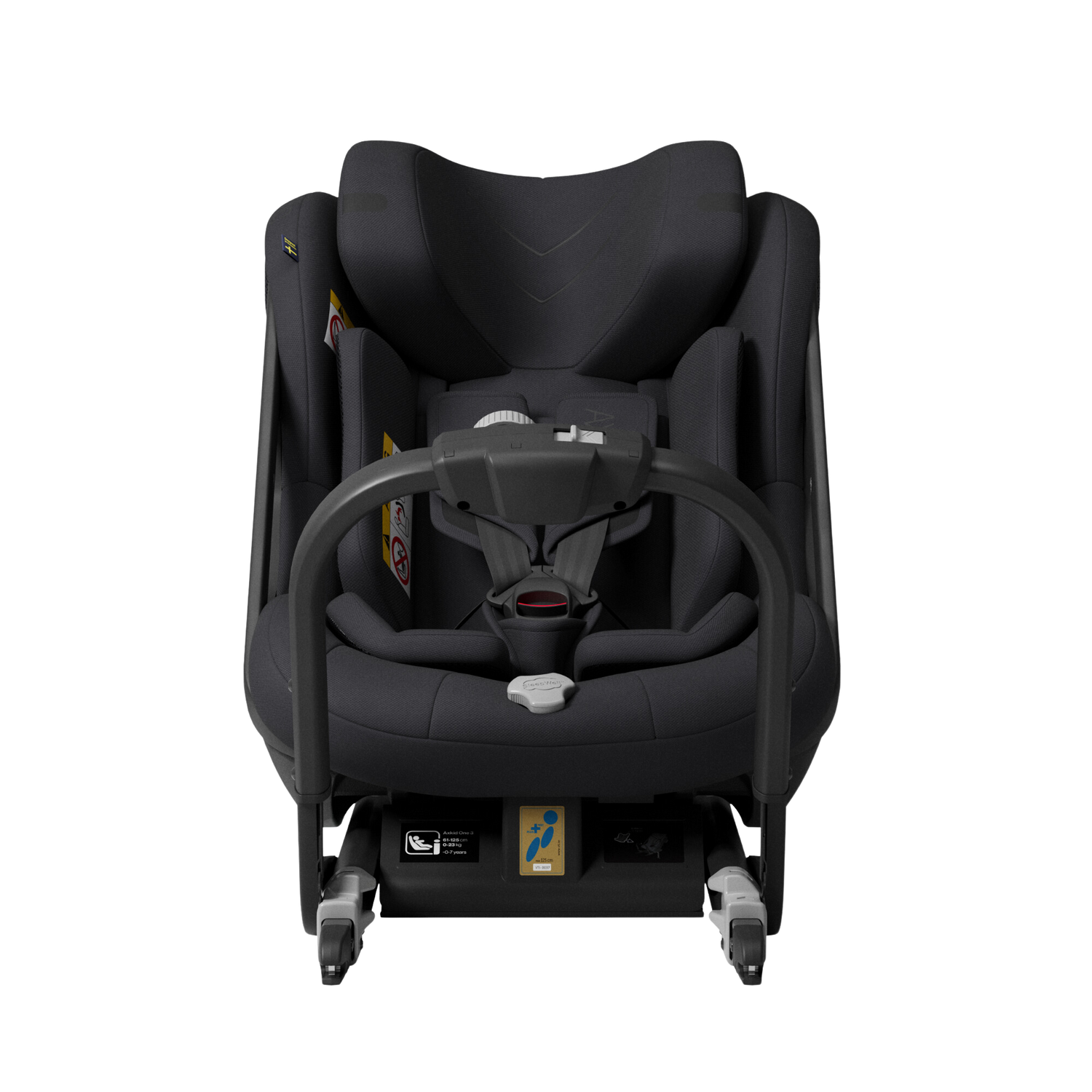 Axkid ONE 3 - Coastal Storm Black - iSize 61-125 cm - 61-125 cm (3 mdr. til 7 år) - MamaMilla