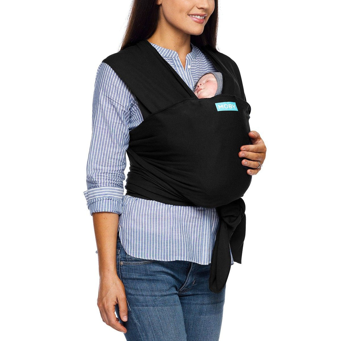 Moby Wrap Evolution - Black - Strækvikle - MamaMilla