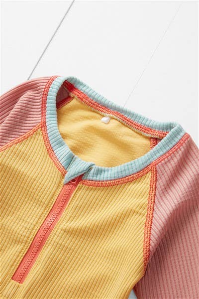 Grass &amp; Air ochre badedragt detaljer