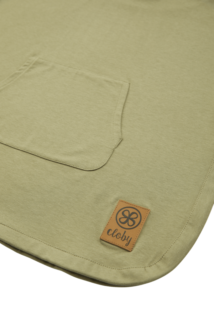 Cloby UV Poncho - Olive Green 1-3 år - - MamaMilla