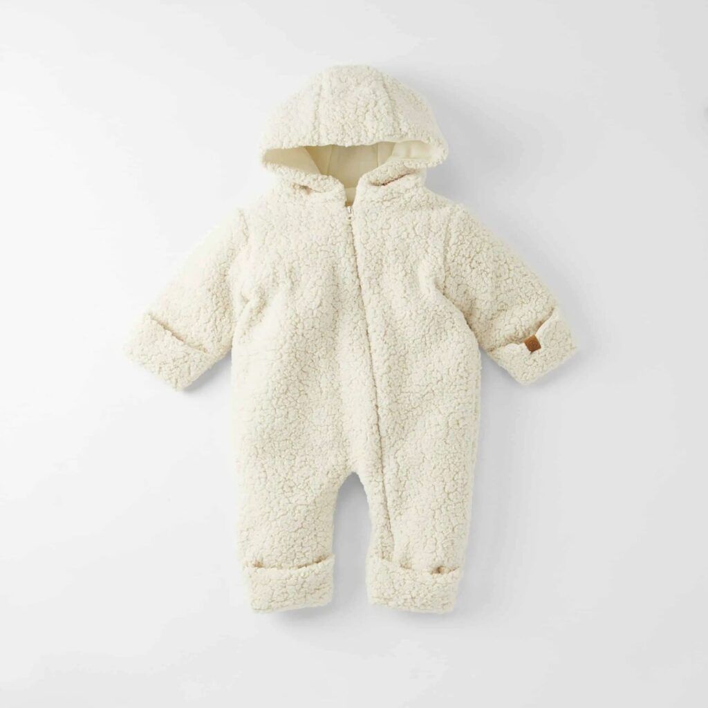 Cloby Teddy Suit - Off White 3-6m - - MamaMilla