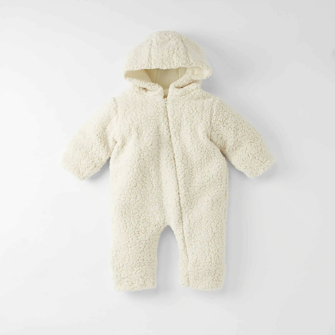 Cloby Teddy Suit - Off White 3-6m - - MamaMilla