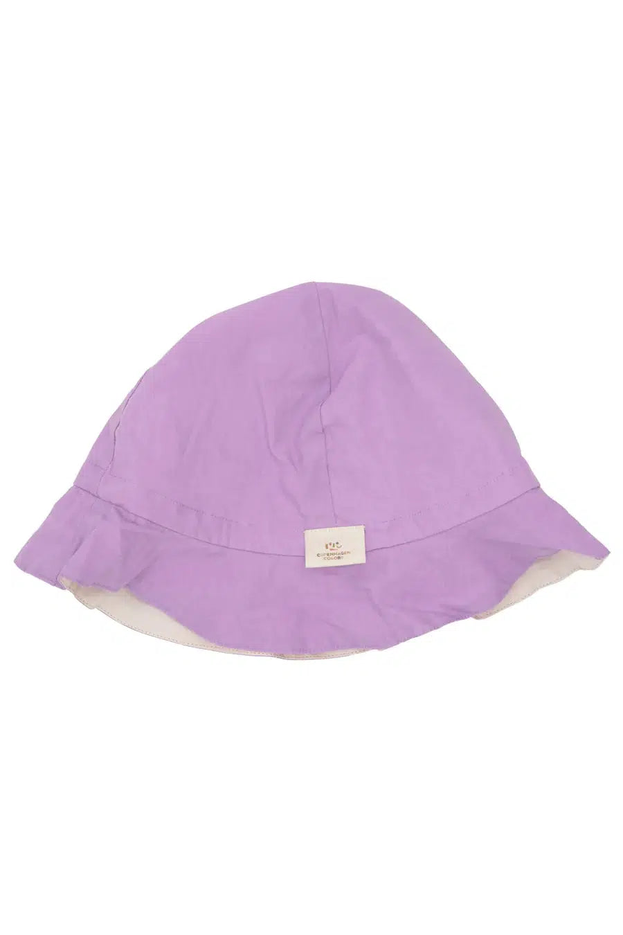 Copenhagen Colors - Økologisk Vendbar Sommer Hat - Soft Pink Lilac - Solhat - MamaMilla