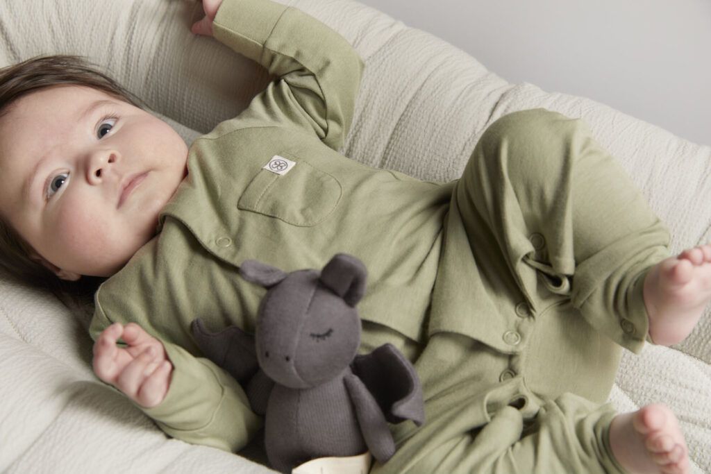 Cloby UV Playsuit - Olive Green 50/56 - - MamaMilla