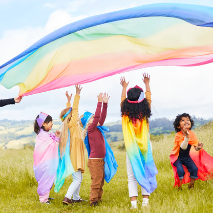 Sarahs Silk Double Rainbow Playsilk - - MamaMilla