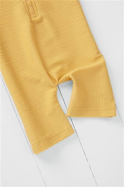 Grass &amp; Air ochre shortie badedragt på børn