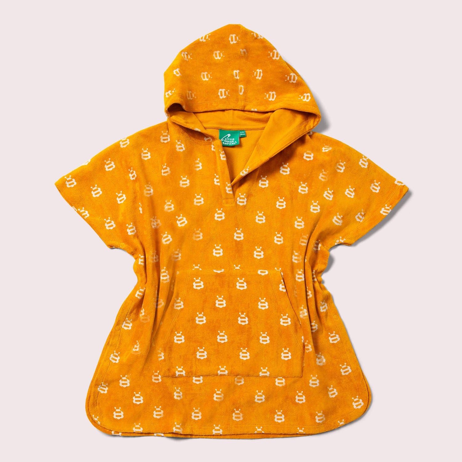 Little Green Radicals Strandponcho Med Hætte – Bier Print