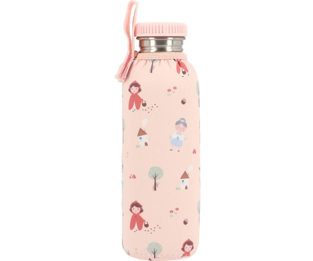 Tutete drikkedunk i rustfrit stål med neopren cover - 750 ml - Little Red