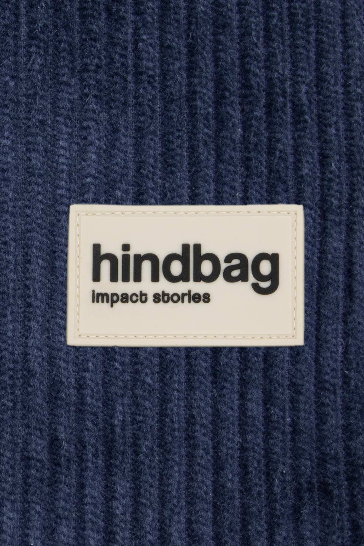 Hindbag Pusletaske - Økologisk Fløjl - Marineblå