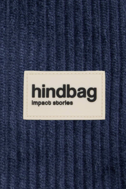 Hindbag Pusletaske - Økologisk Fløjl - Marineblå