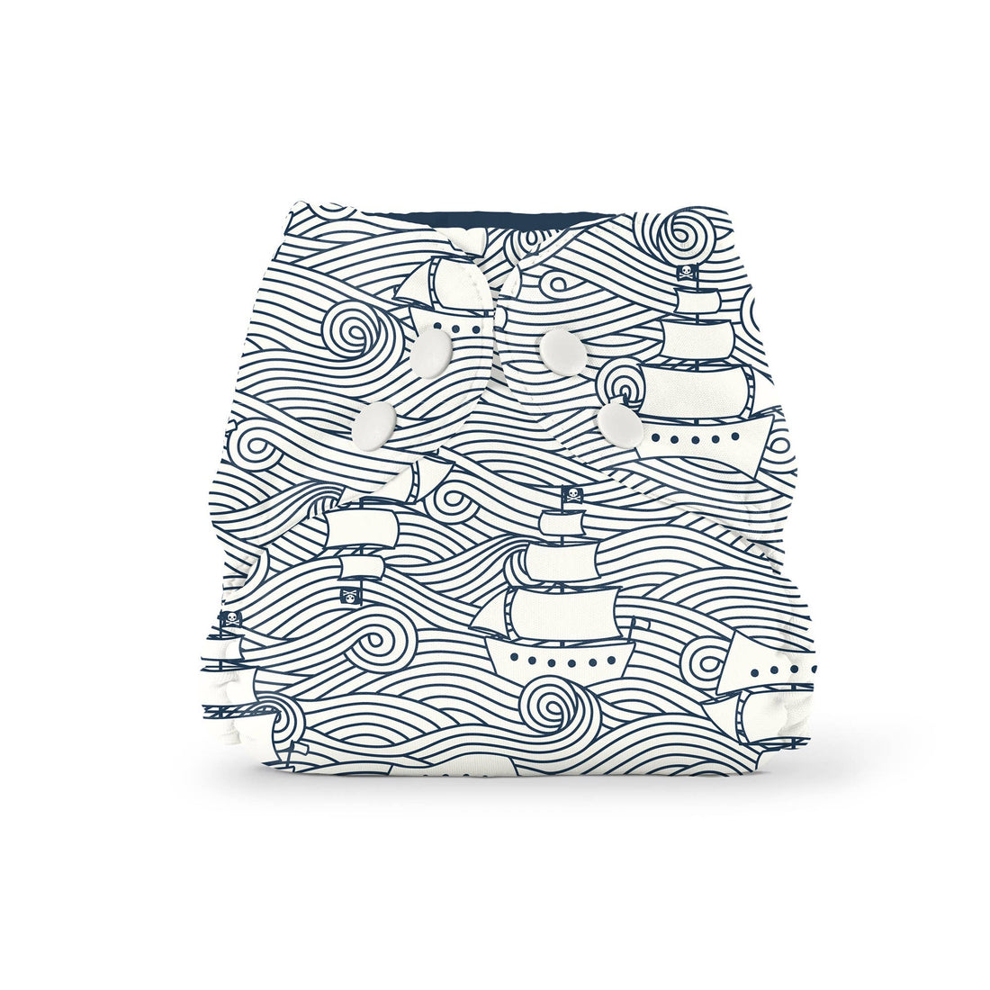 Outer (+ Swim Diaper): Winter Water Factory High Seas / Size 2 (18-35 lbs) - - MamaMilla