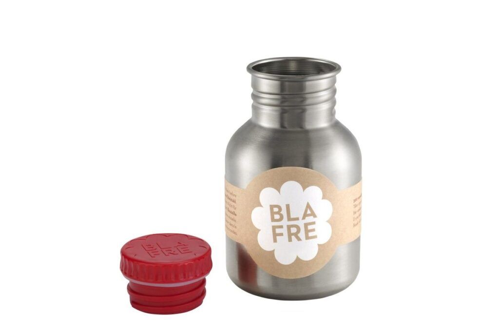 BLAFRE drikkedunk i rustfrit stål - 300 ml - Rød - Drikkedunk i stål - MamaMilla
