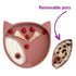 Tidy Tot Silikone Tallerken med Sugekop og Rumdelere - Ræv - Tallerken - MamaMilla