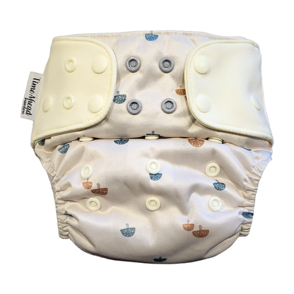 The Swedish Forest | Pocket Diaper Stretch | 5-17kg: Skogssvamp / No inserts - - MamaMilla