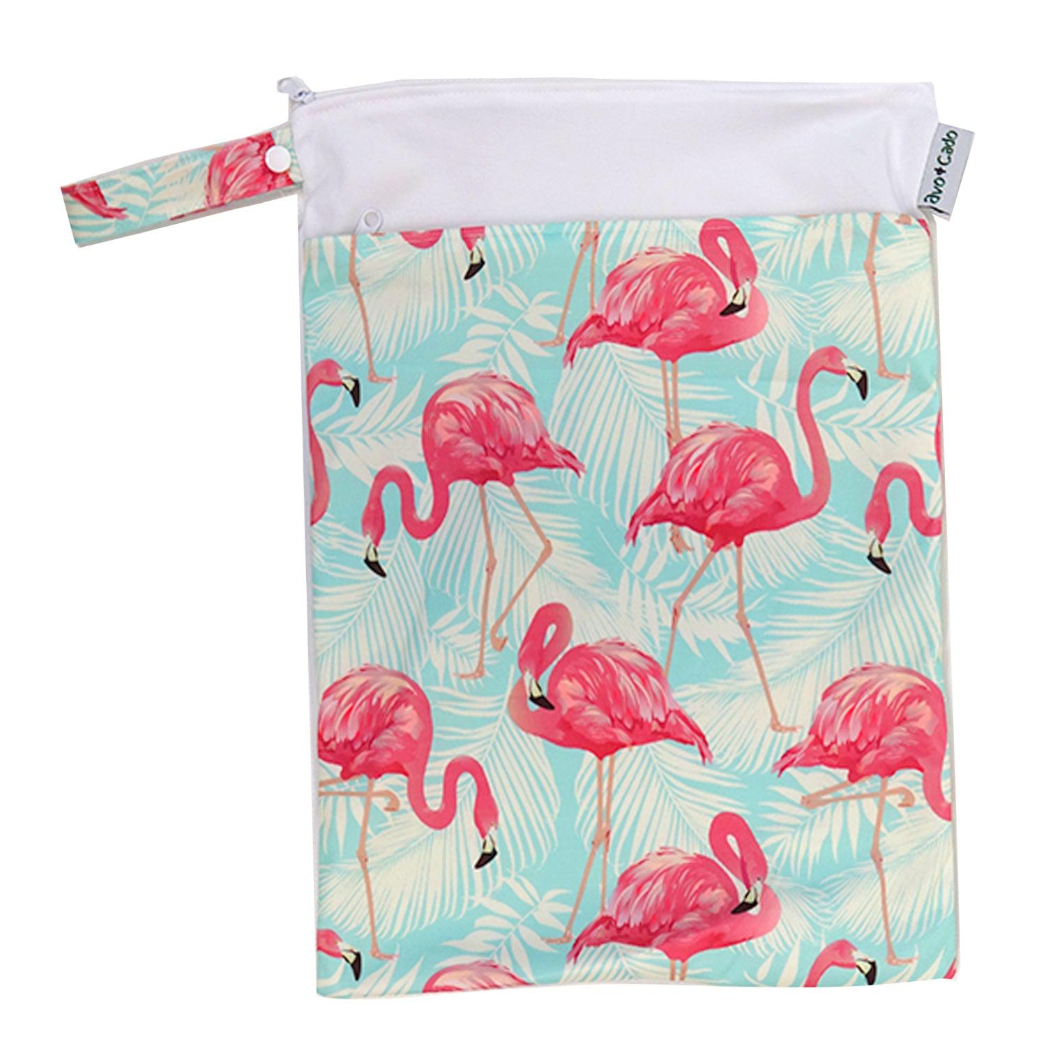 avo+cado Wetbag Medium med To Rum - Flamingo - Wetbag medium - MamaMilla