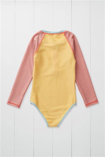 Grass &amp; Air ochre badedragt set fra siden