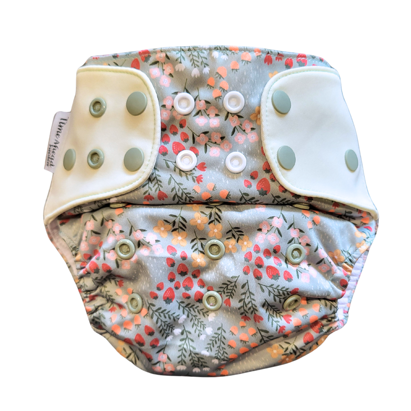 The Swedish Forest | Pocket Diaper Stretch | 5-17kg: Humleblomster beige / No inserts - - MamaMilla