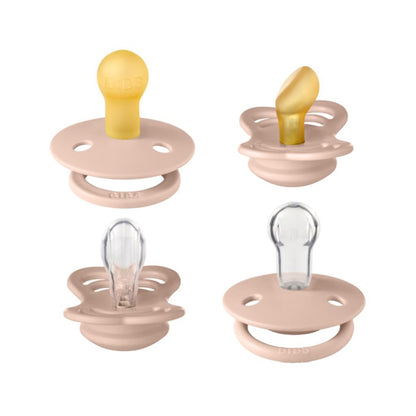 BIBS Try-It Collection startpakke til nyfødte, str. 1 – Blush