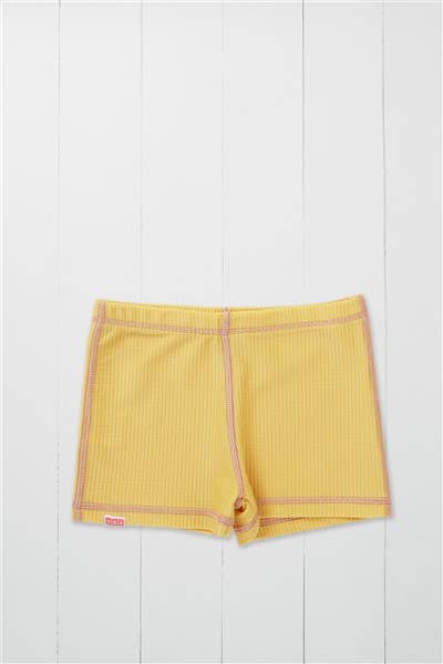 Grass &amp; Air ochre shortie badeshorts