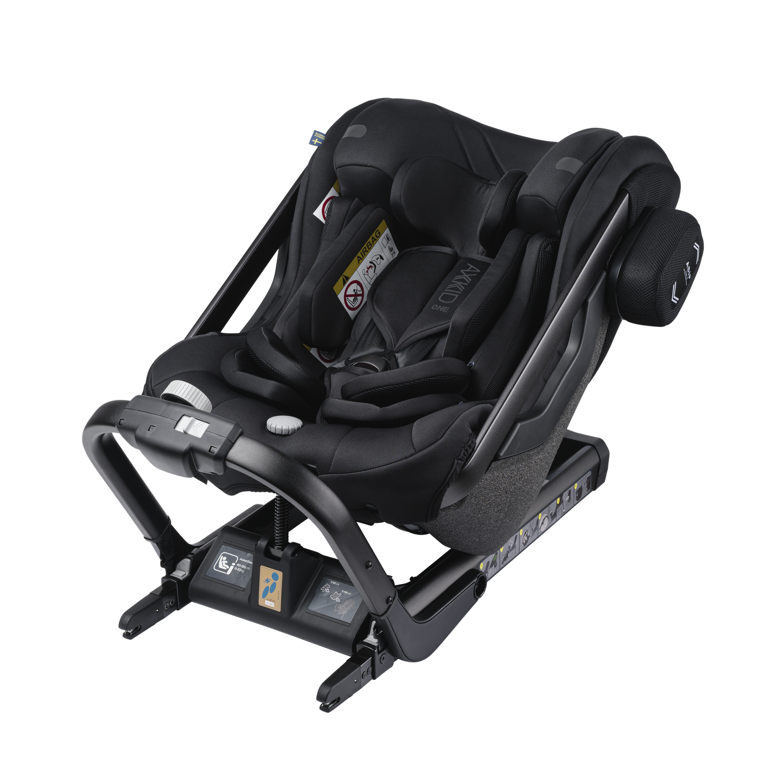 Axkid ONE+ 2 - Tar - iSize 40-125 cm - 40-125 cm (Nyfødt til 7 år) - MamaMilla