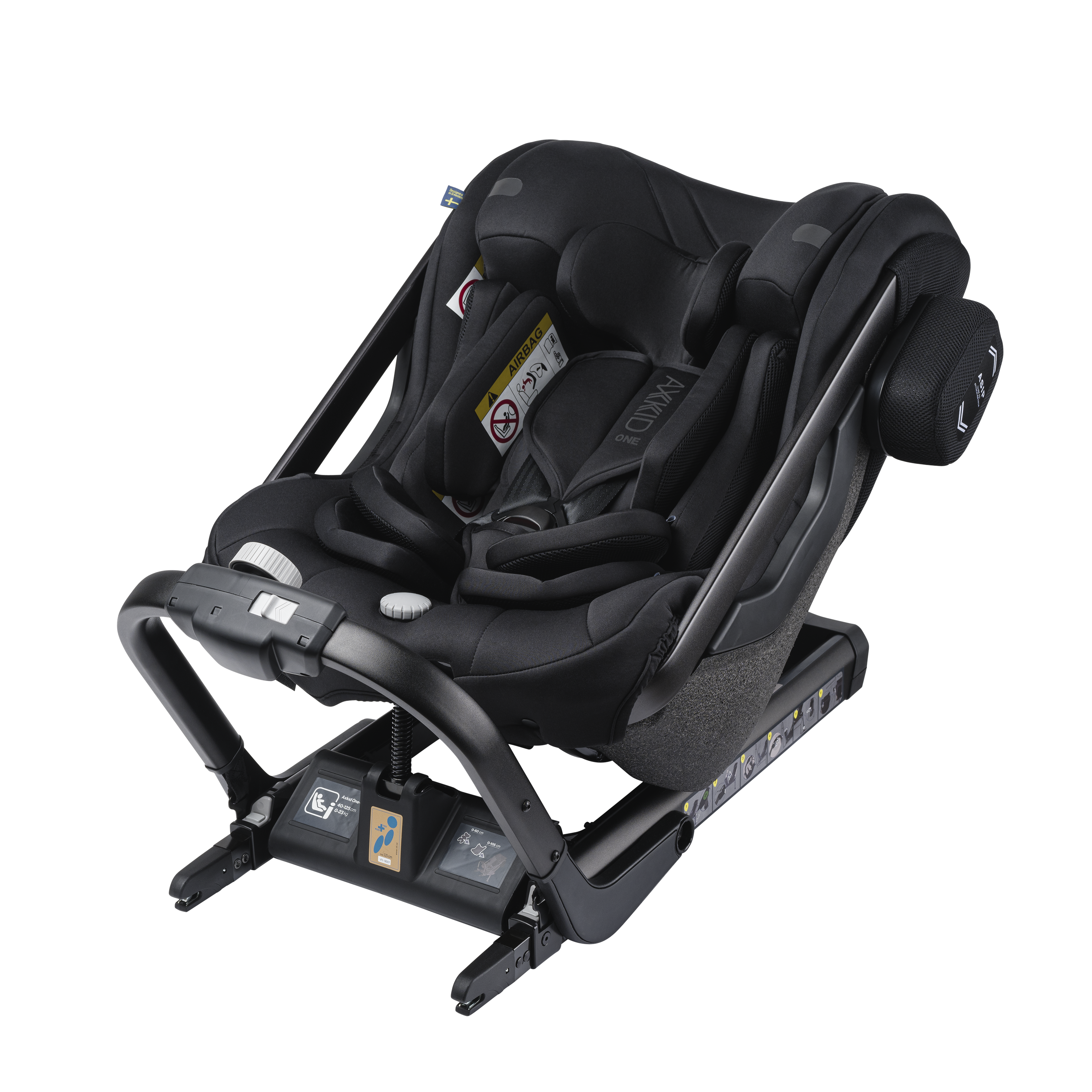 Axkid ONE+ 2 - Tar - iSize 40-125 cm - 40-125 cm (Nyfødt til 7 år) - MamaMilla