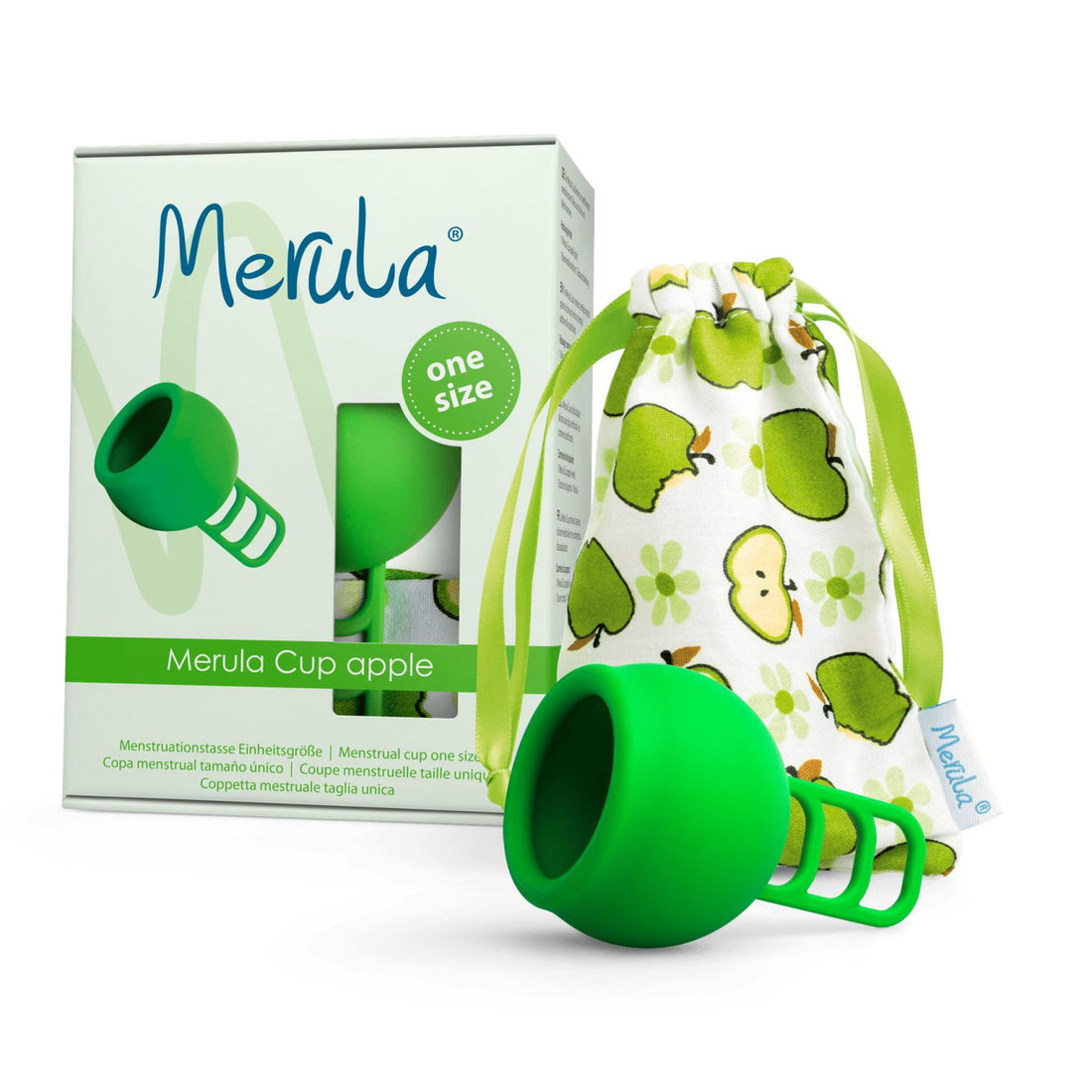 Merula One Size Menstrual Cup - Apple - - MamaMilla