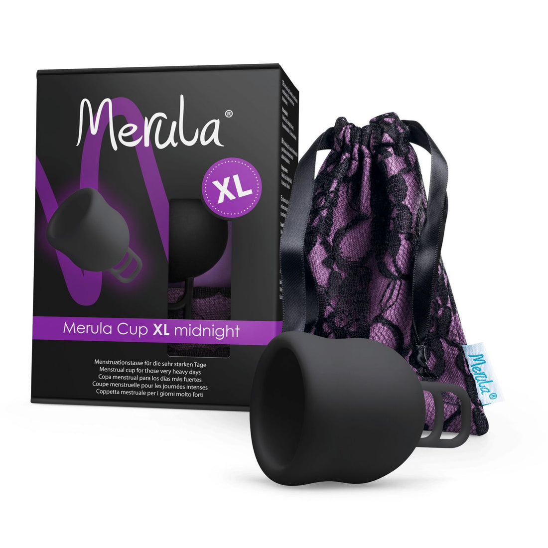 Merula Cup XL Menstrual Cup - Midnight - - MamaMilla