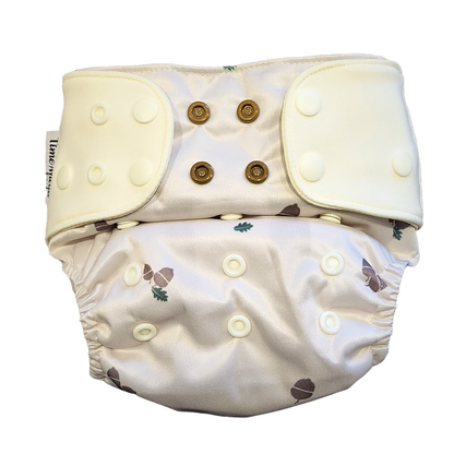 The Swedish Forest | Pocket Diaper Stretch | 5-17kg: Ekollon / No inserts - - MamaMilla