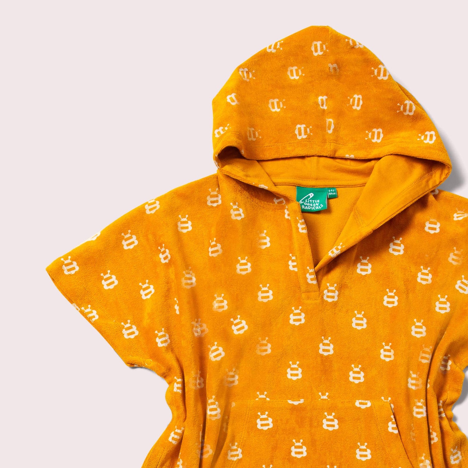 Little Green Radicals Strandponcho Med Hætte – Bier Print