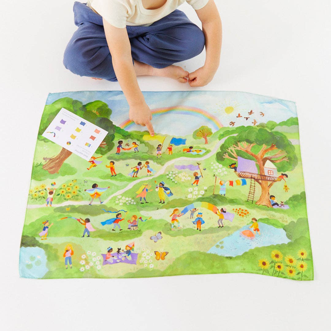 Sarahs Silk 30 Ways to Play Seek &amp; Find Activity Playsilk - - MamaMilla