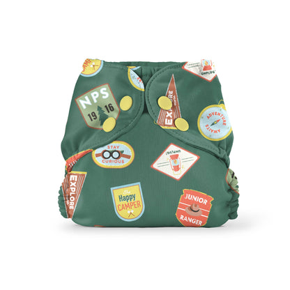 Outer (+ Swim Diaper): Forest / Size 1 (7-17 lbs) - - MamaMilla