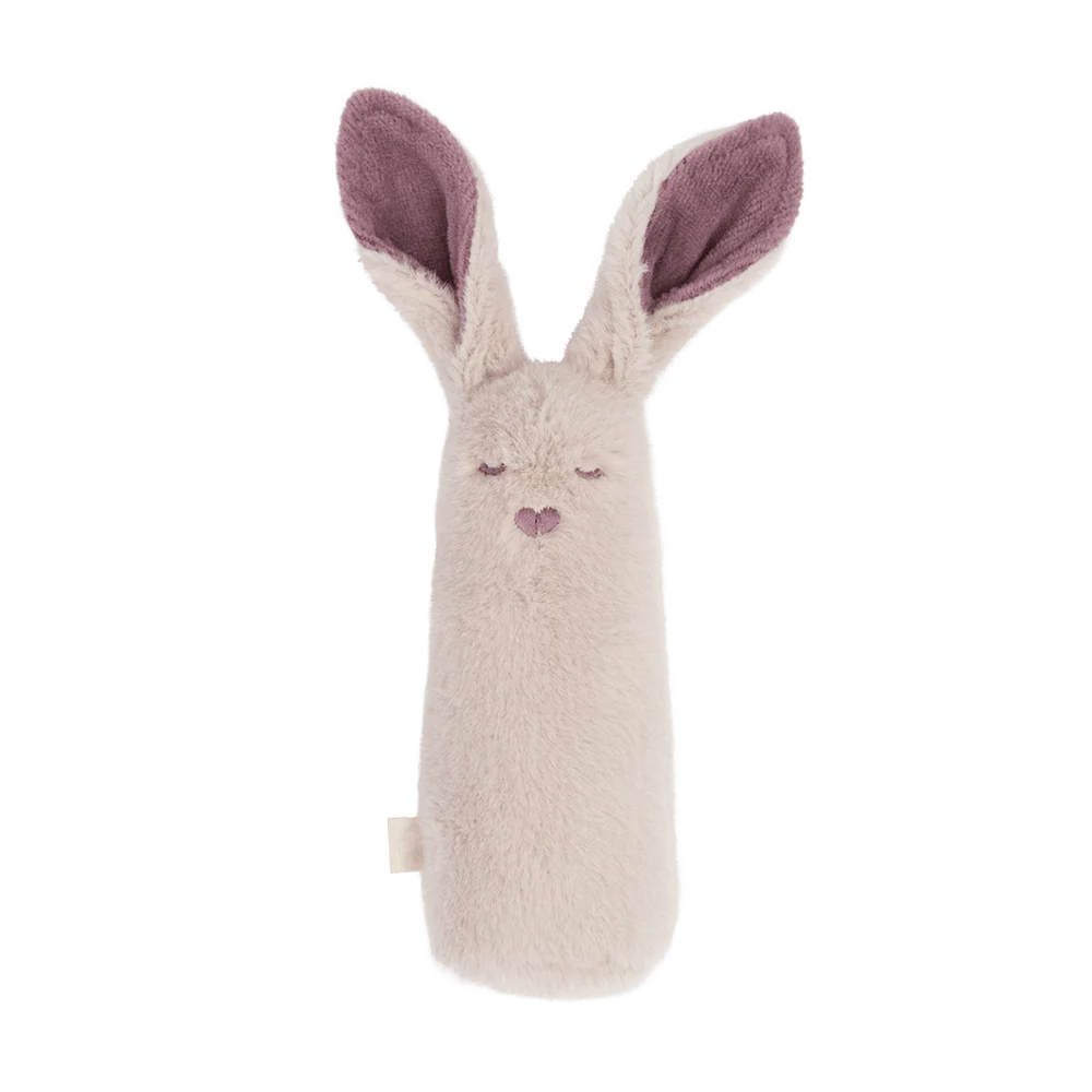 BIBS Kangaroo Baby Rattle "Powder"