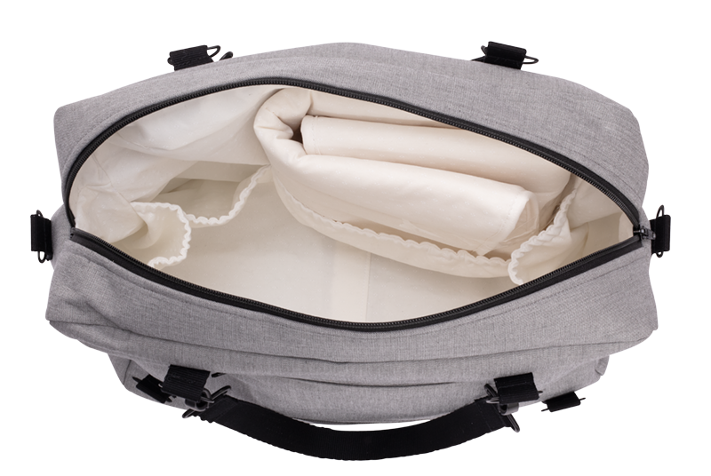 Naturkind pusletaske / organizer - Cognac (fløjl) - Pusletaske - MamaMilla