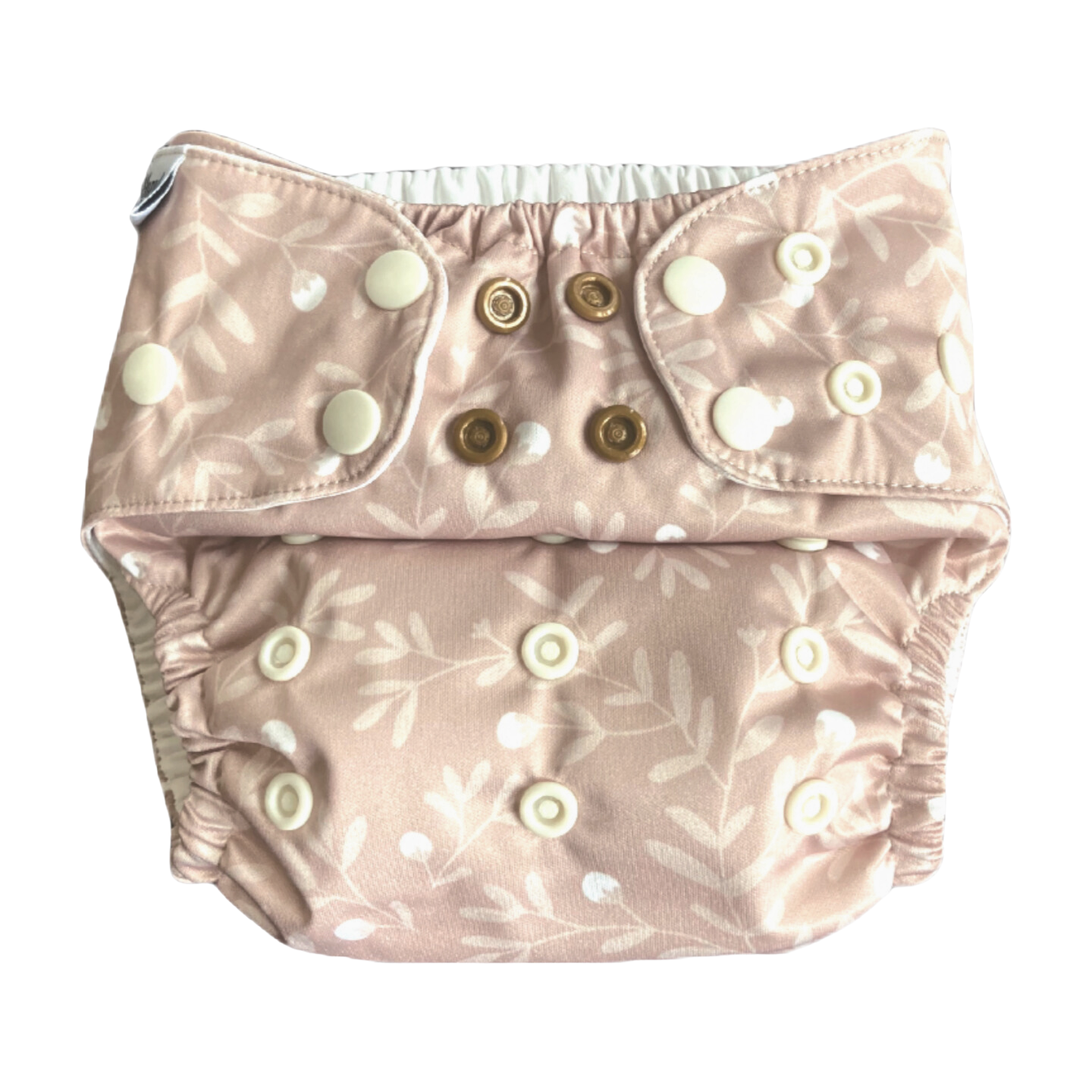 The Swedish Forest | Pocket Diaper | Slim 3-15kg: Humleblomster grön / No inserts - - MamaMilla