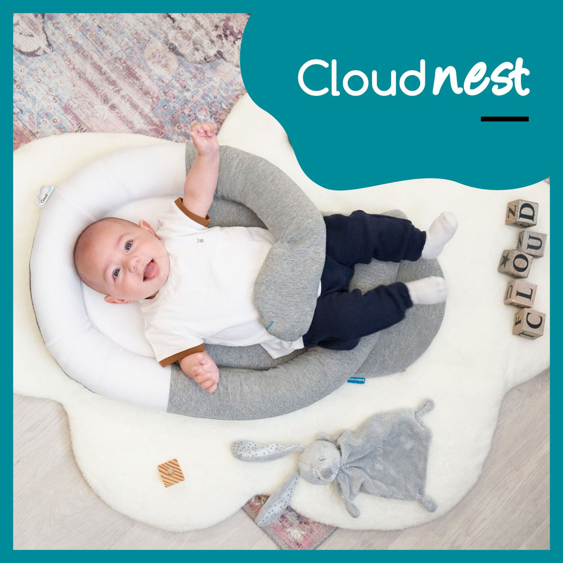 Babymoov Babylounger Cloudnest – Smokey - - MamaMilla